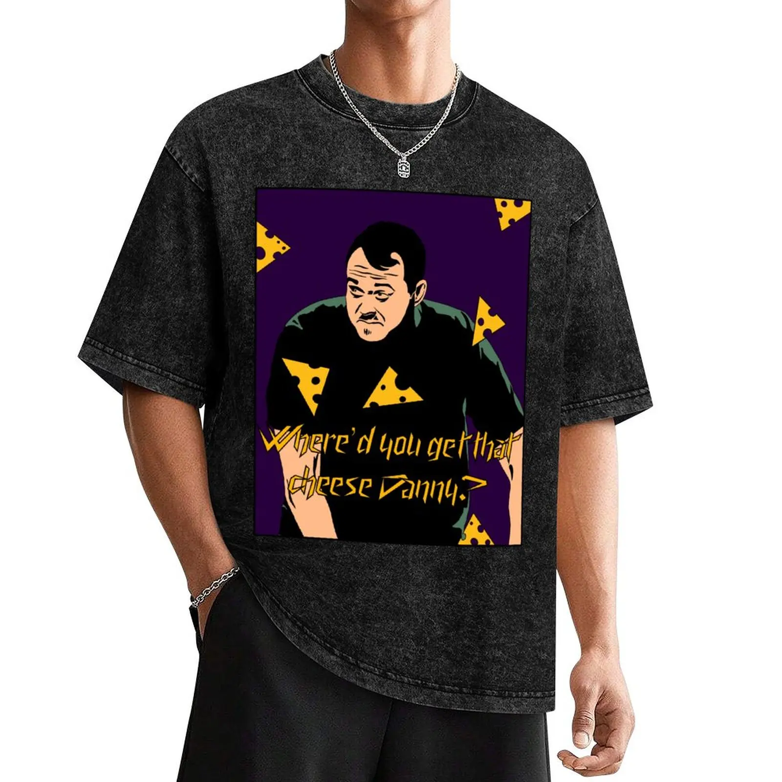 

Shane Gillis Where’s that cheese Danny T-Shirt for a boy vintage graphic tee anime stuff clothing for men