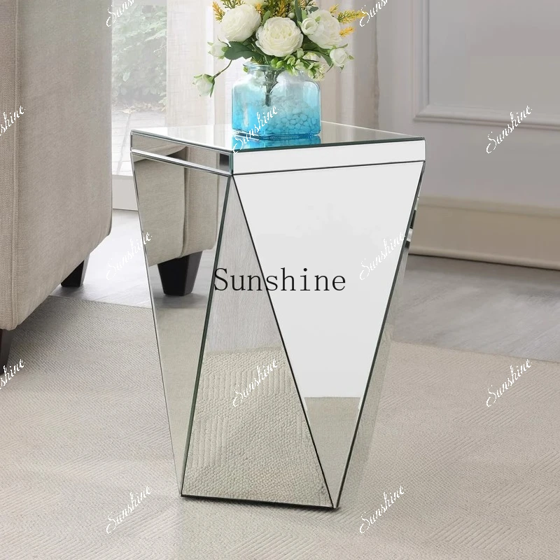 

Nordic glass mirror coffee table tea table small apartment modern living room simple FT