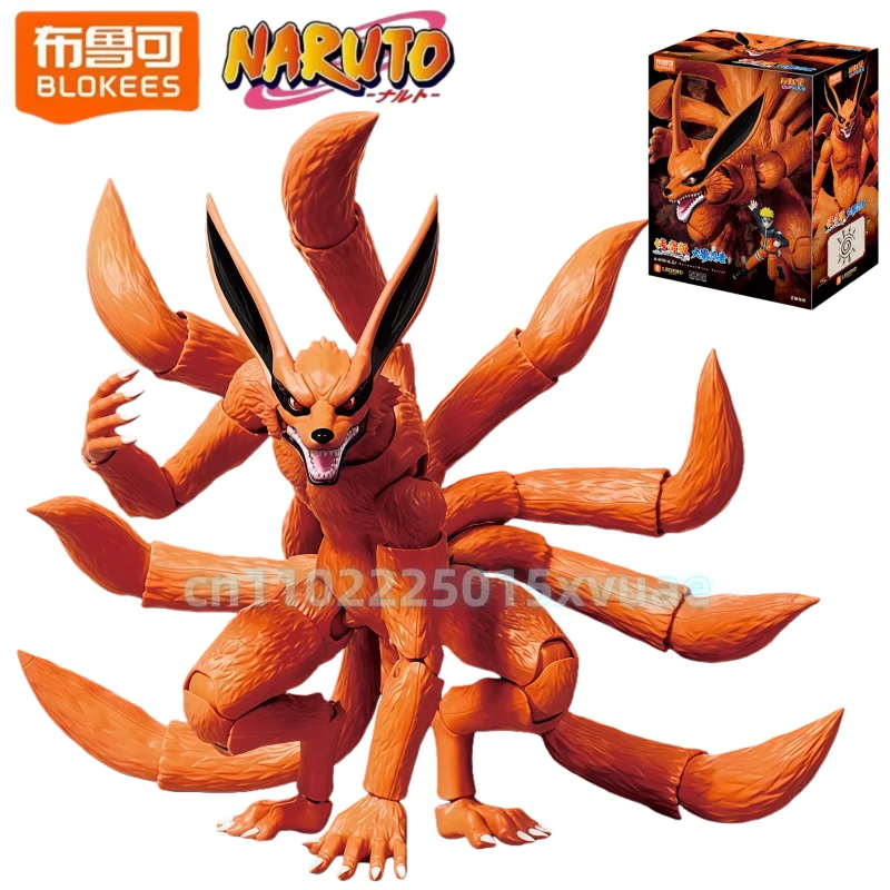 

Новые Blokees, предварительная распродажа, строительные блоки Наруто, аниме Курама, сборка, игрушки ручной работы, подвижная модель, орнамент, Рождественский подарок