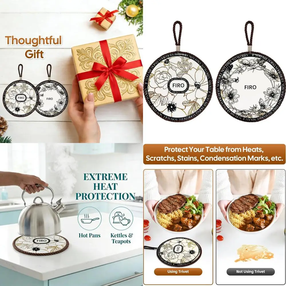 

Heat-Resistant Cork Trivets for Safe, Stylish Surface Protection