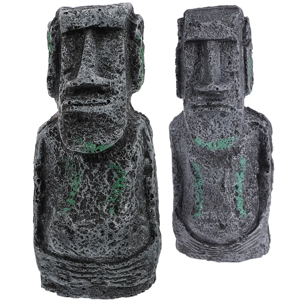 

Набор из 2 статуэток из смолы: минималистичный абстрактный декор для дома, гостиной, спальни, офиса, полки, столешницы, рабочего стола