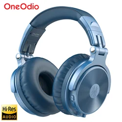 Oneodio Pro C Cuffie wireless Bluetooth 5.2 sopra l'orecchio con microfono Audio ad alta risoluzione Cuffie wireless e cablate 110 ore di riproduzione AAC