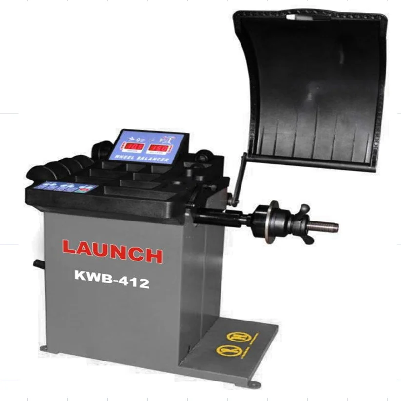 Economical tyre changer and wheel balancer