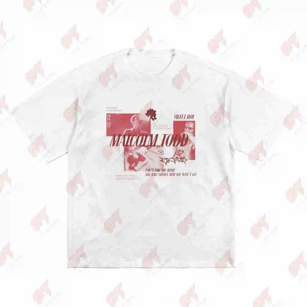 Malcolm Todd Sweet Boy Retro Short Sleeve Tee 100% Cotton T-Shirt