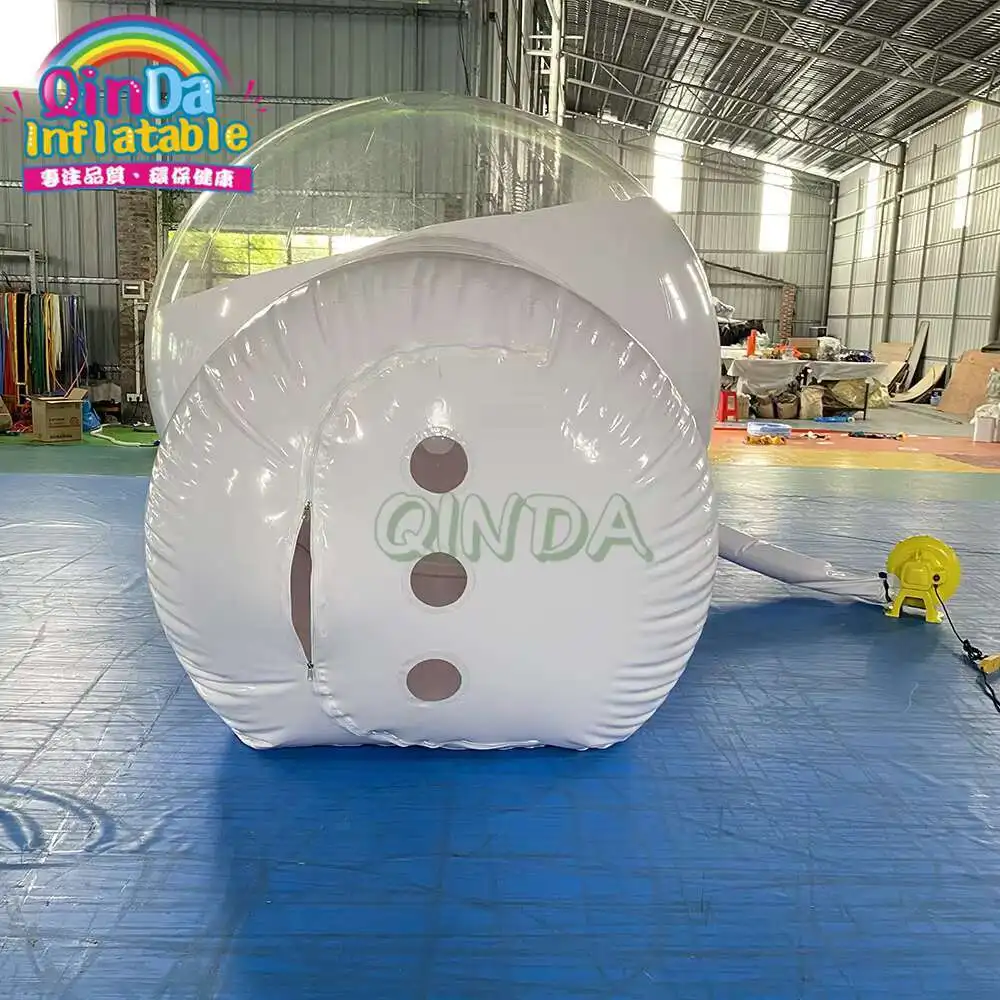 Venda quente barraca de acampamento casa ao ar livre iglu bolha tenda inflável cúpula clara bolha tenda casa para acampamento