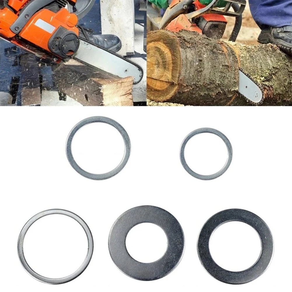 5pcs Circular Saw Blade Adapter Rings Metal Reduction Conversion Bushing Kit For Grinder And Saw 16mm To 30mm
