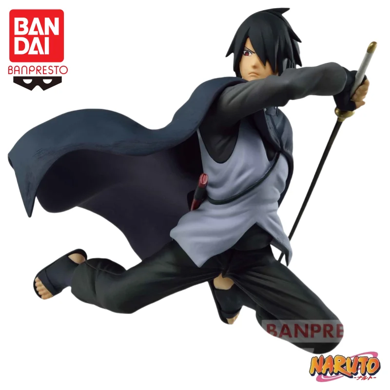 Auf Lager Bandai Banpresto Original Naruto Vibration Stars Uchiha Sasuke Modellpuppe Brandneue Actionfigur in Box