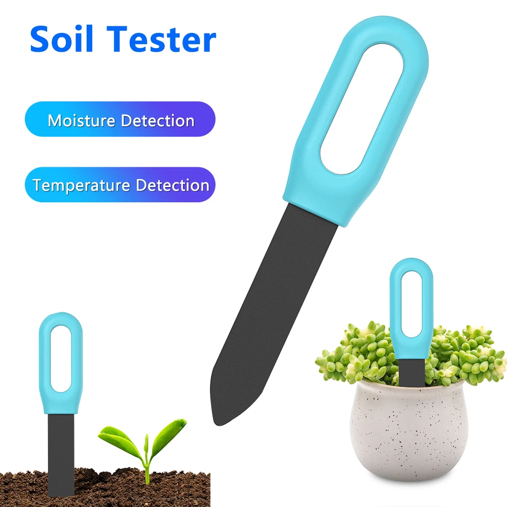 Tuya Smart  Soil Tester Temperature Humidity Meter Garden Bonsai Automation Irrigation Detector Mobile APP Display