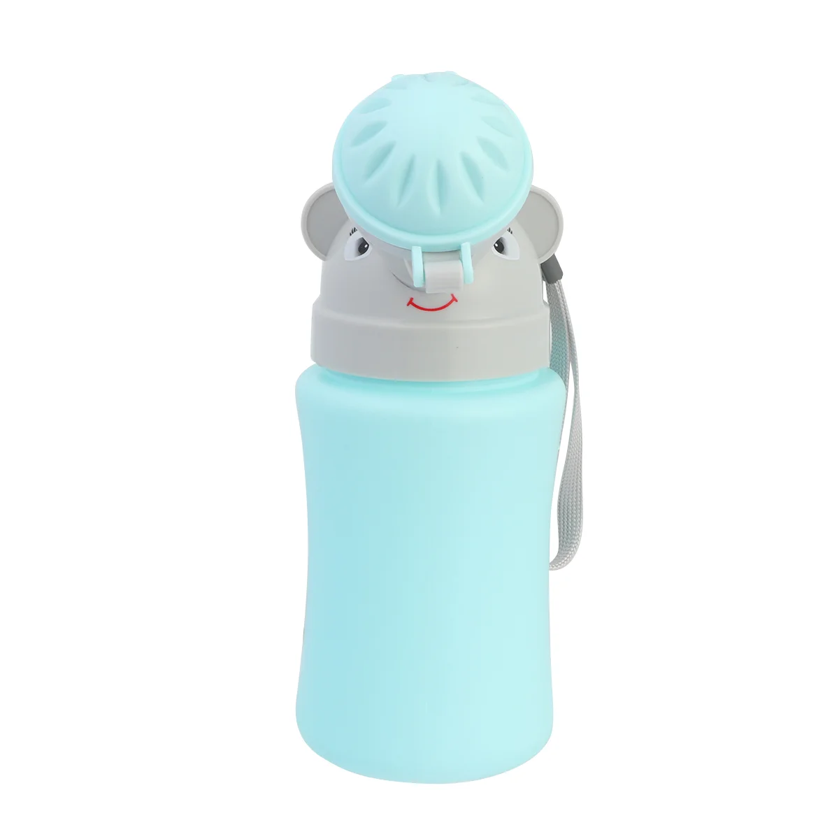 Urinoir portable d'urgence pour enfants, pot pour tout-petits, toilette de voiture, bouteille bleue pour bébé fille