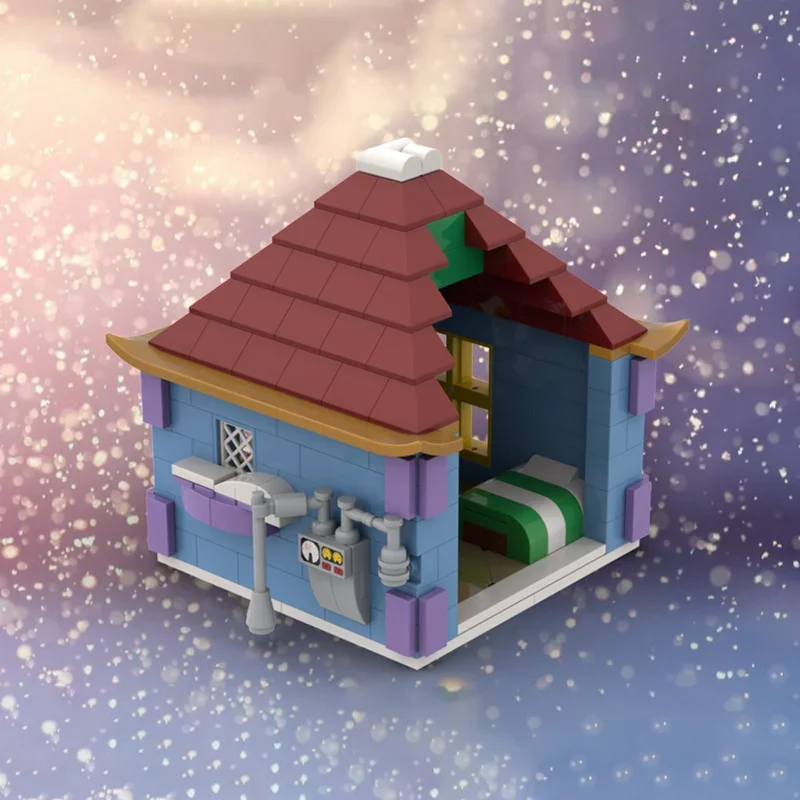 NEW Moc Building Blocks Bright Arctic Elf House Technology Modular Bricks Model  Gifts Christmas Toys DIY Sets Assembly