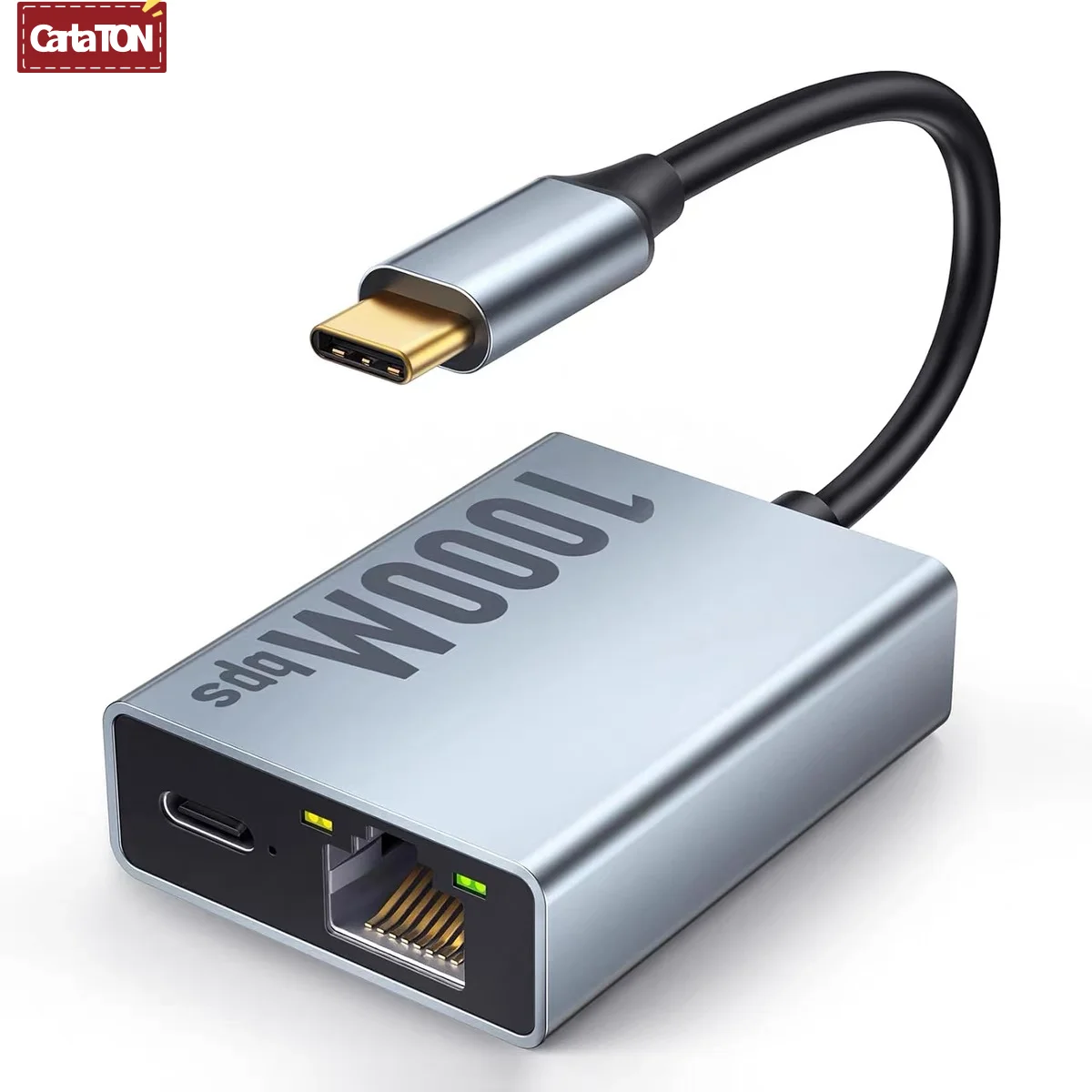 USB C To RJ45 Gigabit Ethernet Network Adapter for 4K Fire Stick,Chromecast Google Home Mini and More Streaming TV Sticks