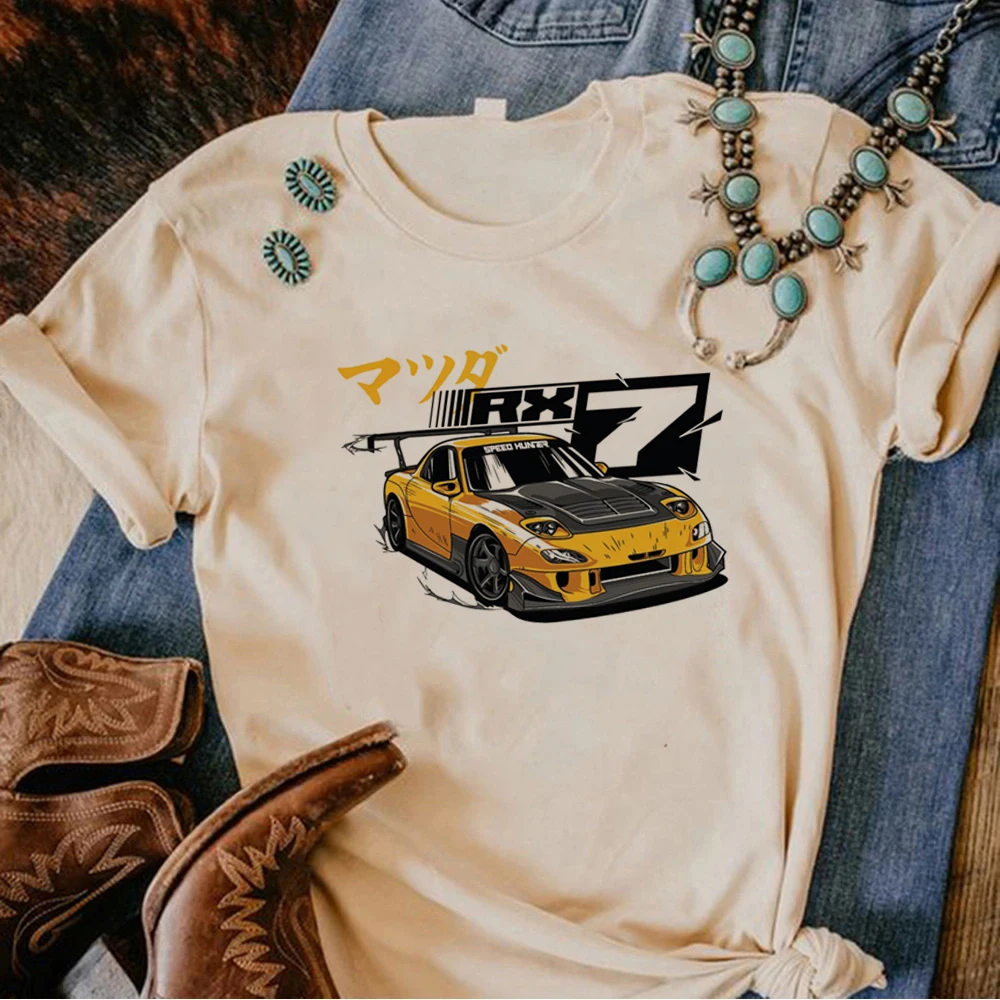 Miata t shirt kobiety komiczna koszulka dziewczyna harajuku japońska odzież graficzna