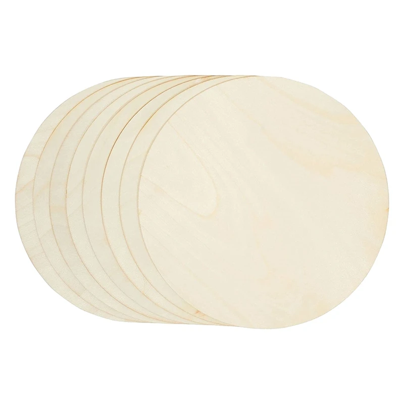 

Round Wood Discs For Crafts,8 Pack 12 Inch Wood Circles Unfinished Wood Wood Plaque For Crafts,Door Hanger,Door Design