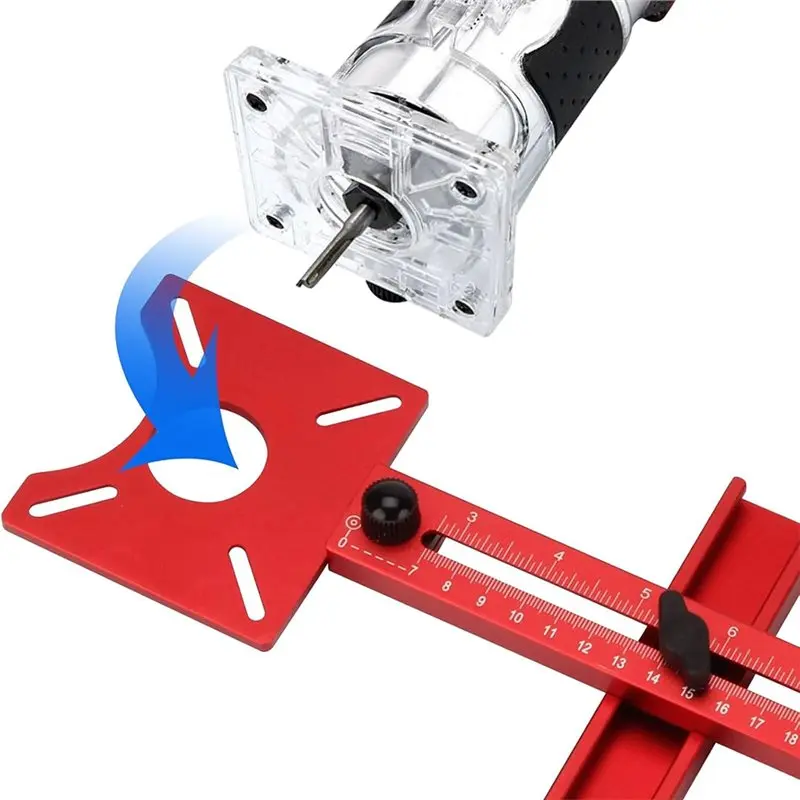 ABKS-Edge And Slotting Milling Tool, Woodworking Milling Tool, Auxiliary Circular Hole Trimming Machine Mounting Bracket