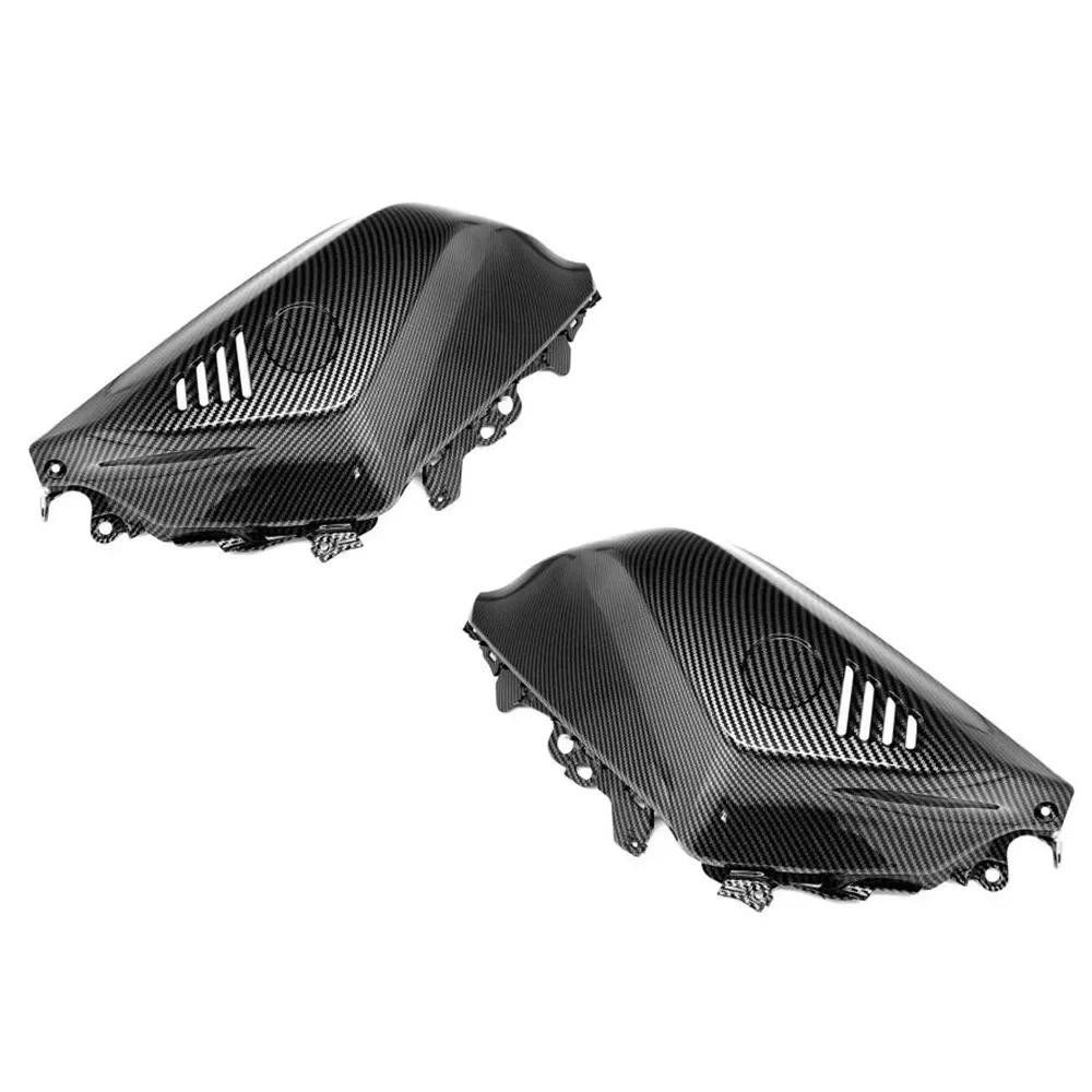 Front Tank Gas Side Frame Fairing Cowl Carbon Fiber For YAMAHA YZF R7 2021-2023 Fairing, guide cover, protective plate shell