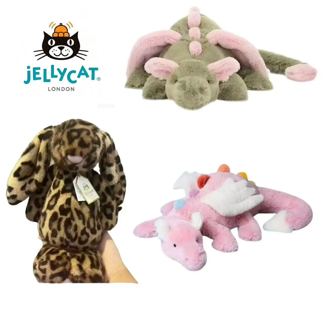 2026 JA Barcelona Robe Bear; Narcissus; Matcha Dragon; Juguete de peluche; Dragón Corazón Volador; Regalo de cumpleaños; Regalo de San Valentín