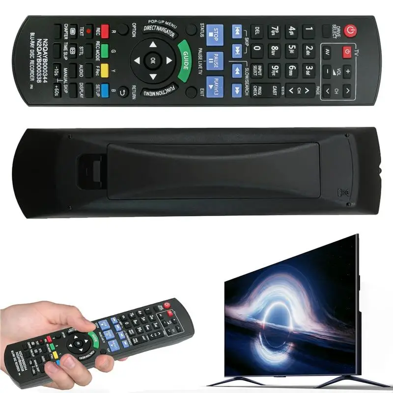 For Panasonic Blu-ray Disc & DVD Recorder Remote Control DMR BS750/850 BW750/780/850/880 XW350/380/450 N2QAYB000344 N2QAYB000338