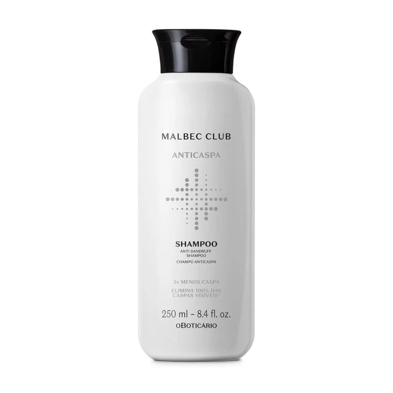 O BOTICARIO MALBEC CLUB ANTICASPA SHAMPOO 250ml