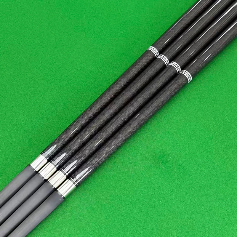 

2025Professional High Quality Carbon Fiber Pool Cue Stick 13mm Full Carbon Technology Low Deflection Shaft Stainless Steel Joint