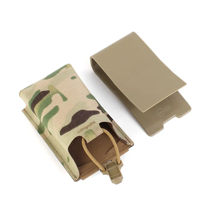 Rompi Taktis Molle 5.56 Kantong Mag Tunggal Kit Alat Serbaguna Luar Ruangan Papan Tegris Asli Luar Ruangan