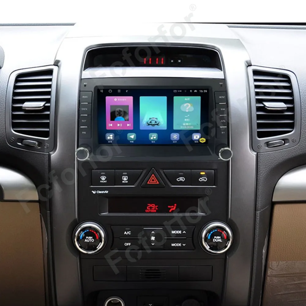 

OEM-стиль с 7-дюймовым экраном Carplay Android 14, автомобильное радио для Kia Sorento 2009-2012, GPS-навигация, головное устройство, мультимедийный плеер, хост
