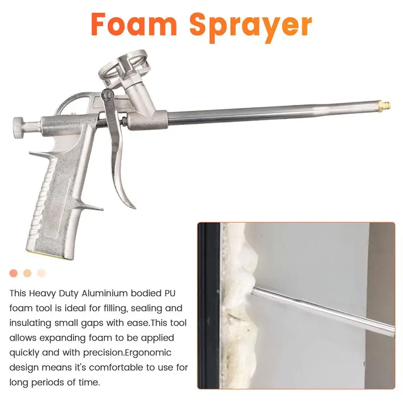 ABKW-Foam Expansion Gun Polyurethane Foam Gun Foam Glue Gun Blowing Agent Gun Glue Gun Universal Foam Filler Glue Gun Universal