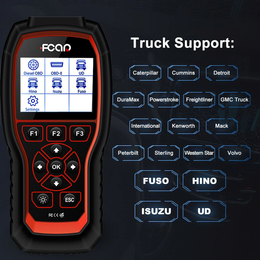 أداة إصلاح السيارات الماسح الضوئي التشخيصي FCAR HDS 300 + DPF إعادة ضبط زيت التجديد قراءة معلومات وحدة التحكم الإلكترونية لأدوات السيارات والشاحنات