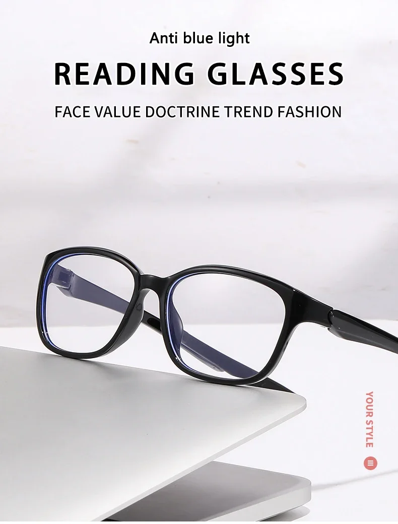 Automatischer Zoom, intelligente Anpassung, Lesebrille, HD Blue Light Tr, ultraleichte Lesebrille – Detail 1