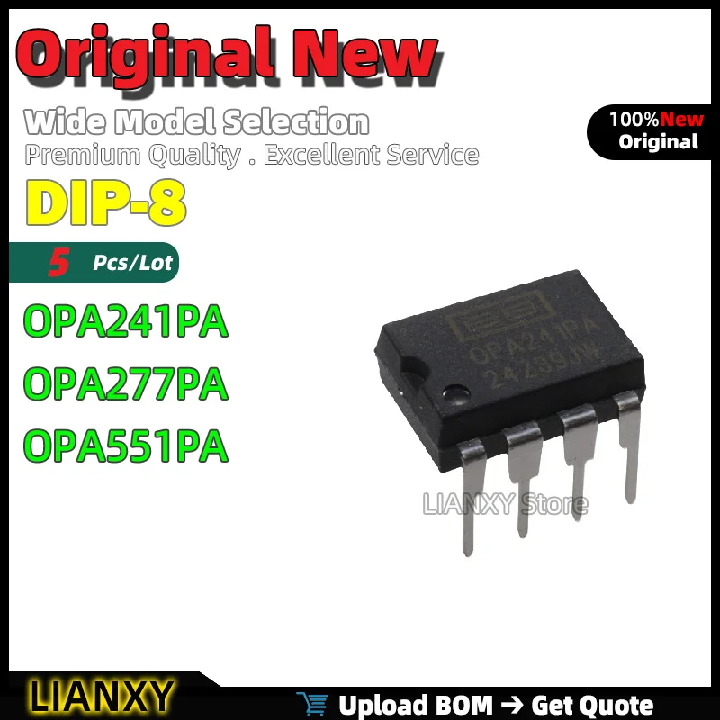 

5pcs DIP-8 OPA241PA OPA277PA OPA551PA Operational Amplifier New Original