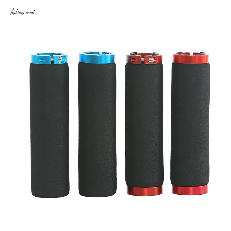 

1 Pair Bicycle Grips Sponge Handle Cover Unilateral Bilateral Lock Soft Non-slip Sweat-absorbing Ultraight Cycling Handlebar