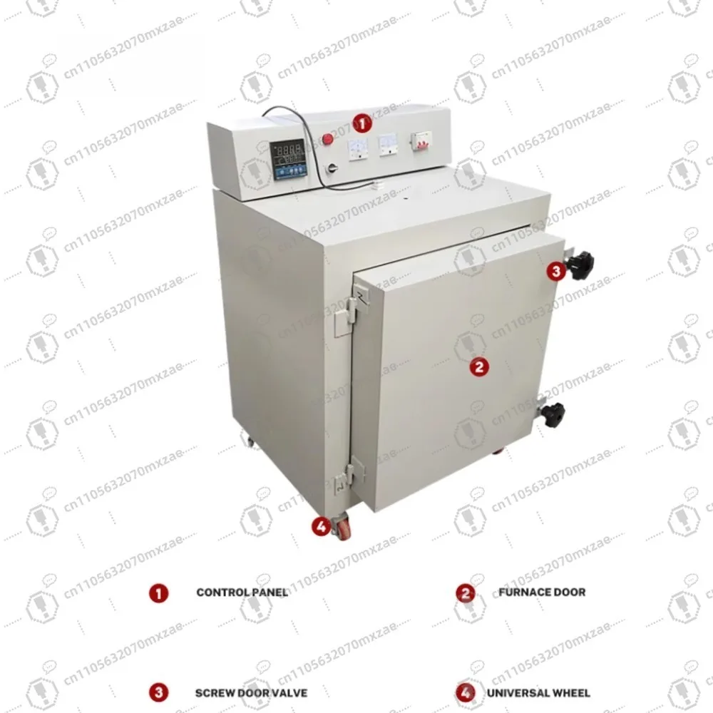 فرن التلبد الكهربائي 4000 واط فرن كهربائي 1300 ℃ فرن دثر مغلق للمختبر، فرن درجة حرارة عالية للمختبر المغلق #5