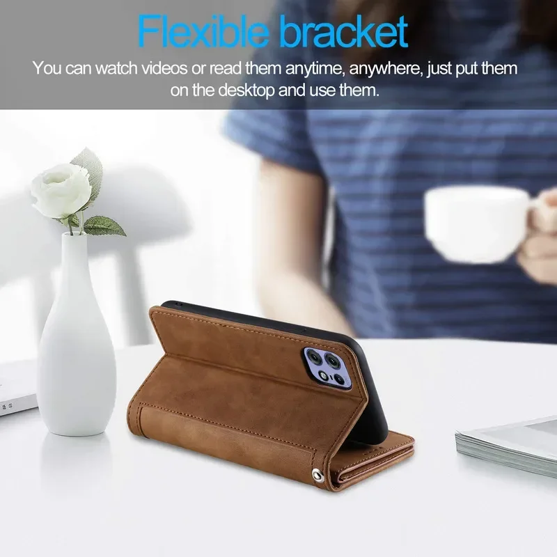Zipper Wallet Case For Motorola Edge 70 5G Leather Flip Book Funda Moto Edge 60 Fusion 50 Neo 60s Pro X50 Ultra X70 Air Cover