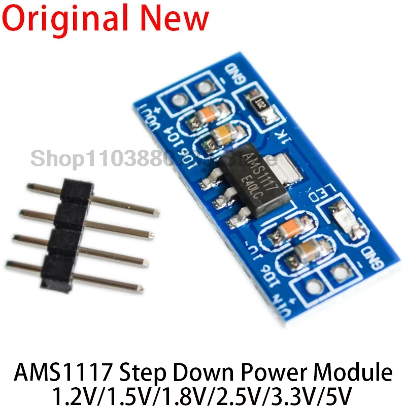 5pcs LM1117 AMS1117 4.5-7V Turn 3.3V 5.0V 1.5V 1.2V 2.5V 1.8V DC-DC Step Down Power Supply Module For Bluetooth Raspberry Pi