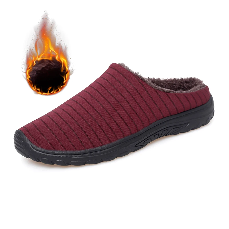 

Легкие зимние тапочки, мужские и женские домашние плюшевые тапочки, черные, красные теплые домашние хлопковые туфли унисекс, размер 34-44