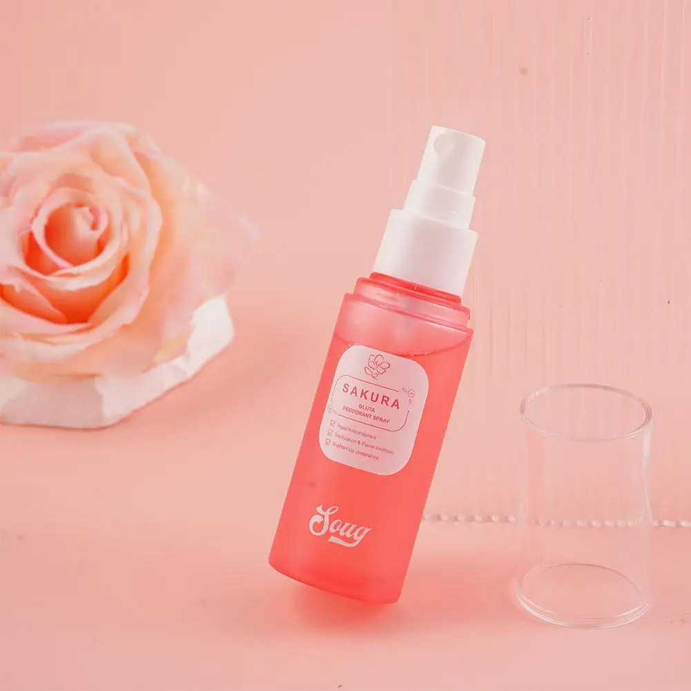 50ml Pflege Anti trans pirant Deodorant Spray Sakura Blüte feuchtigkeit spendend für die Nach rasur Pflege 72 Stunden, die für weiche Achselhöhlen x0i1