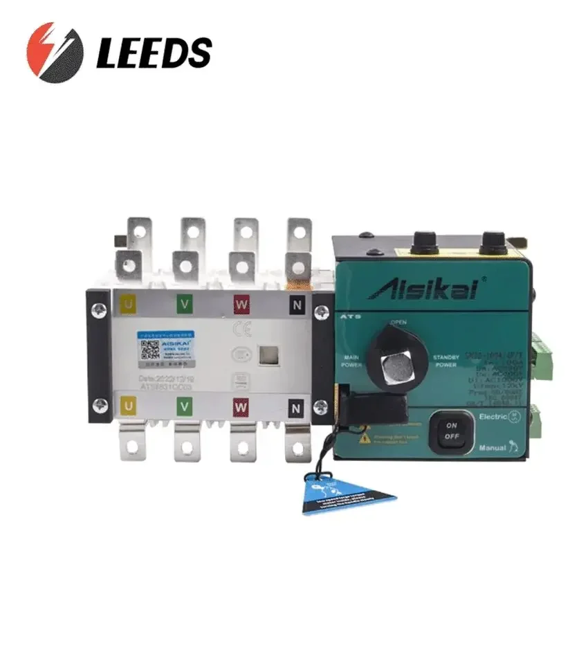 Saklar Pengalih Otomatis Generator TLF Aisikai SYK1-250A, Saklar Daya Ganda Otomatis, Transfer 3 Fasa