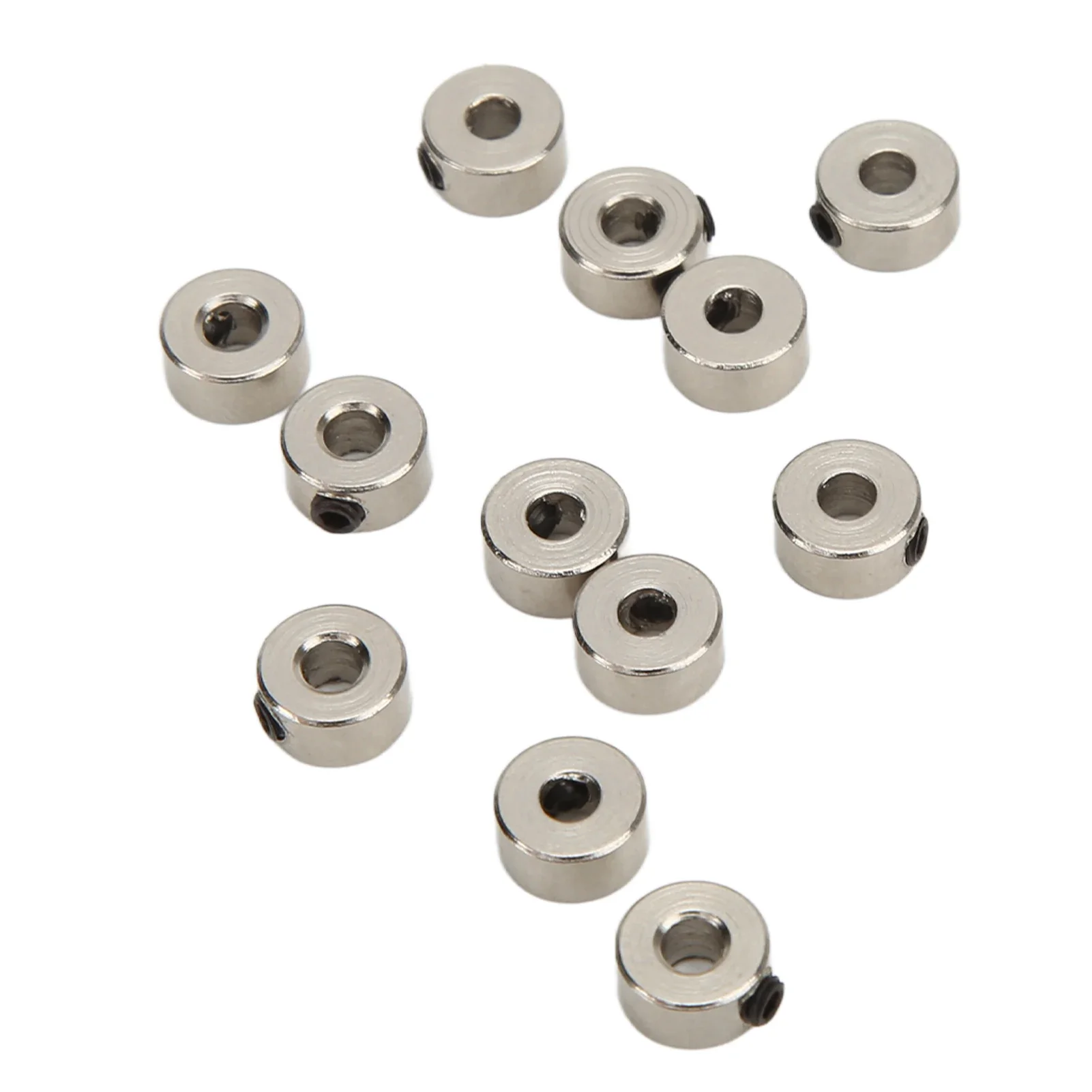 20Pcs RC Plane Landing Gear Stopper Set Wheel Collar 3.1mm Stainless Steel Exquisite Craftsmanship Model Aircraft Part