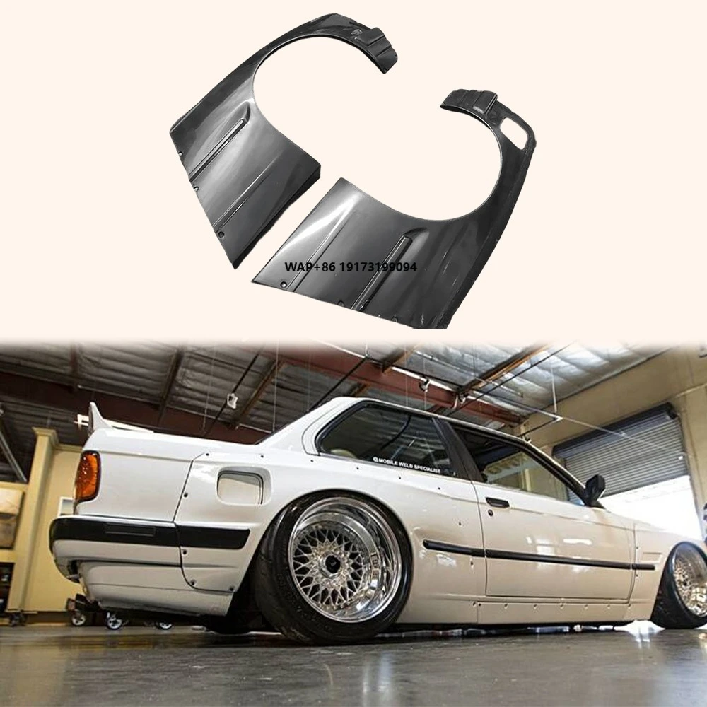 

Для BMW E30 82-94: Комплект широких задних расширителей колесных арок (RB Style), стекловолокно, неокрашенные
