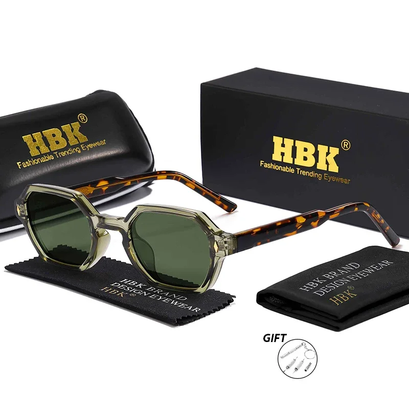 HBKK Vintage optische zonnebril voor heren, merkframeontwerp, zonnebril op sterkte, buitenreizen, op maat gemaakte brillen op sterkte