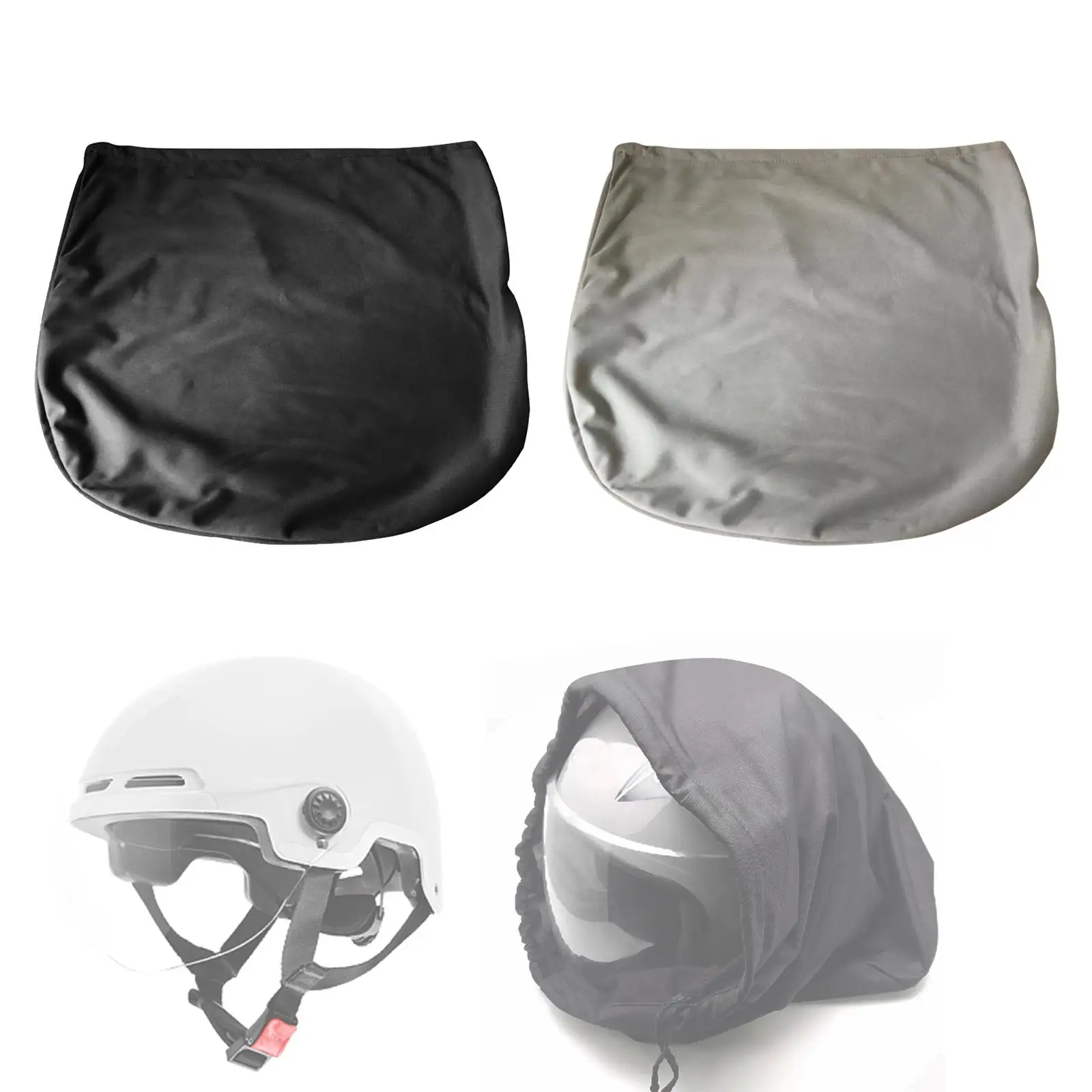 Helmet Bag Large Capacity Polyester 47x42cm Dustproof Helmet Drawstring Bag