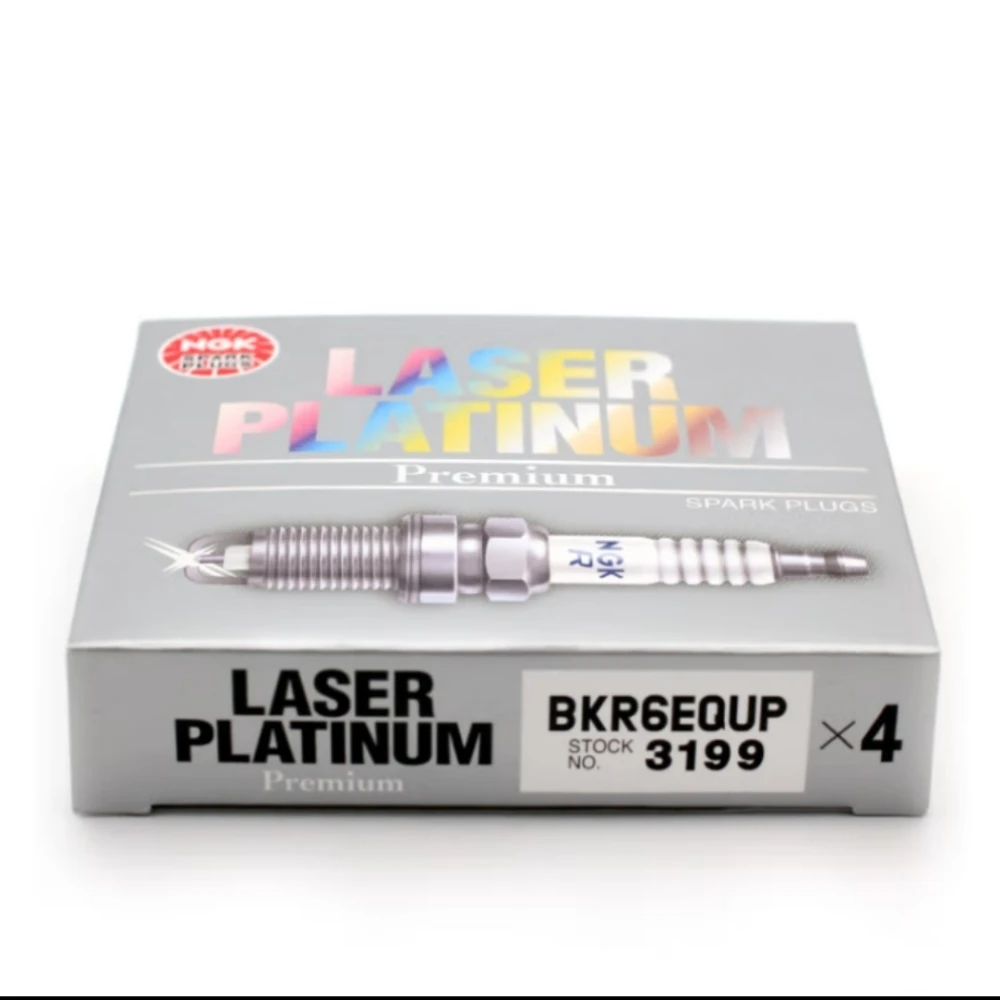 

4-6pcs Brand New Laser Platinuim Spark Plugs BKR6EQUP 3199 for 12129071003