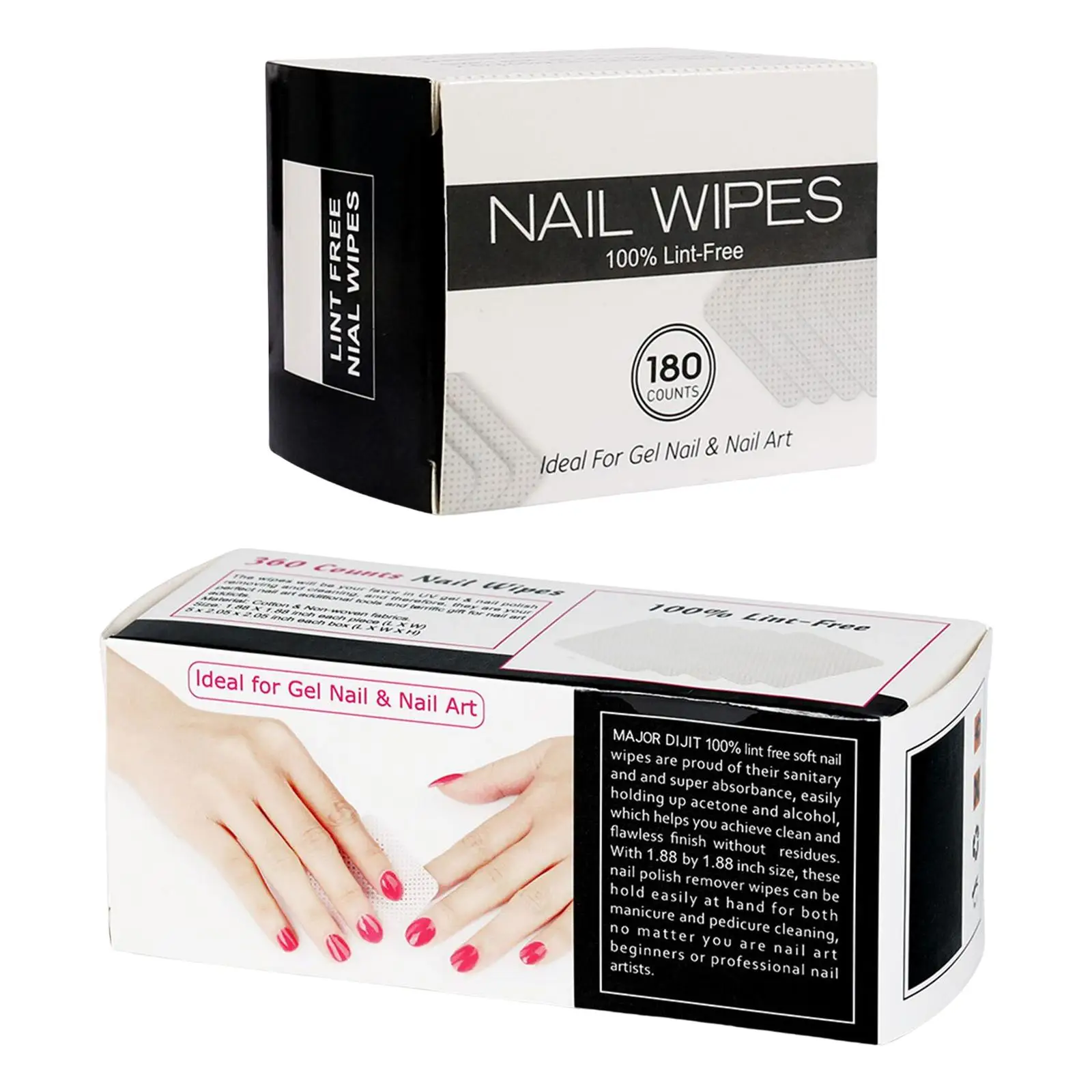 Lint Free Nail Wipes Eyelash Extension Glue Nail Wipes Adhesive Professional