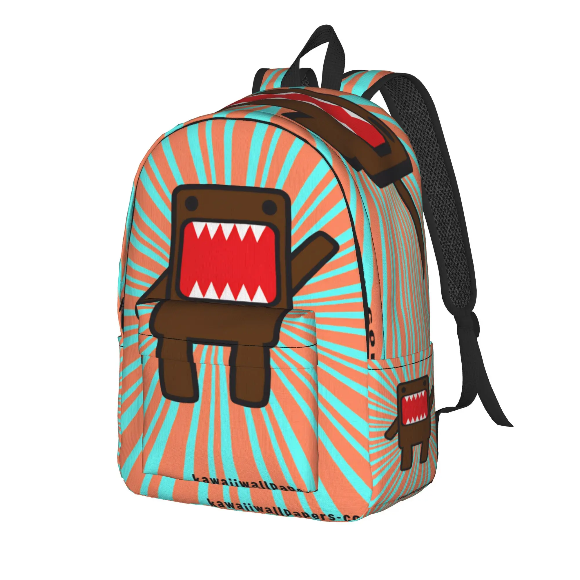 Domo Kun Monster Backpack  Casual Backpacks Student Outdoor Durable High School Bags Design Rucksack