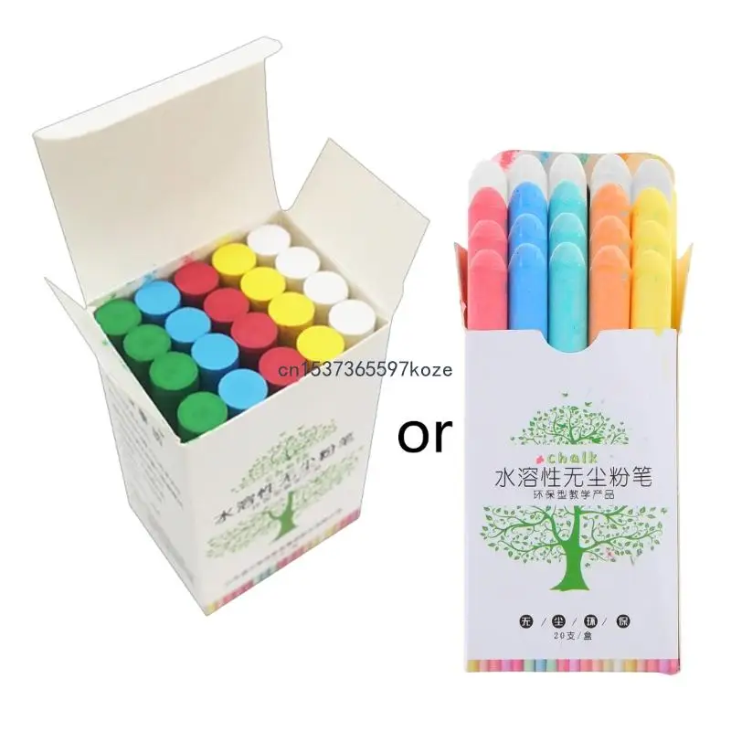 Outdoor Street Chalk Practical Jumbos Chalk Dust Solid Water Chalk for Kids