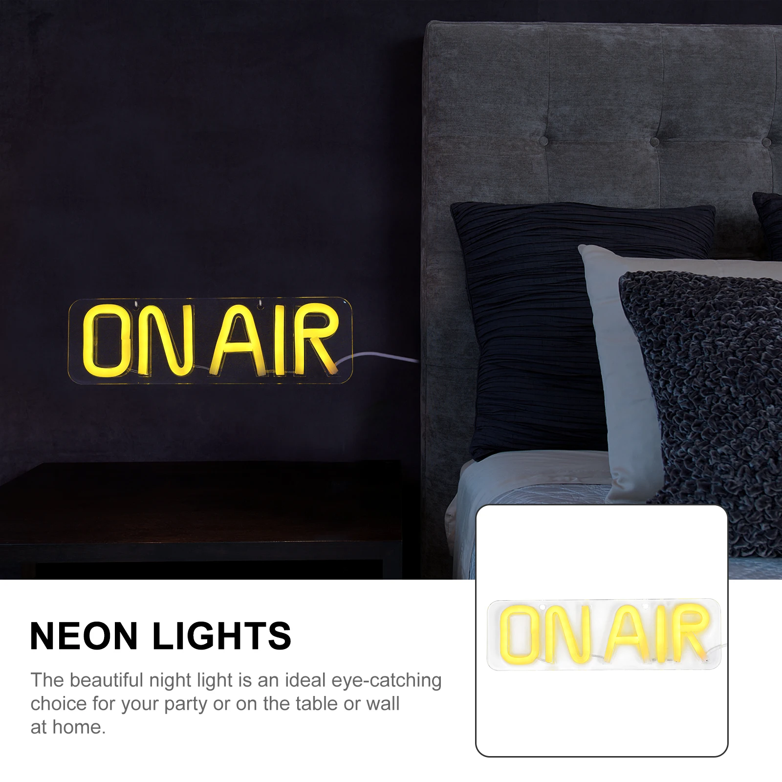 

ON AIR Neon Light Sign LED Modeling Lamp USB Cafe Bar Bedroom Decoration Night Light for Home Party Atmosphere