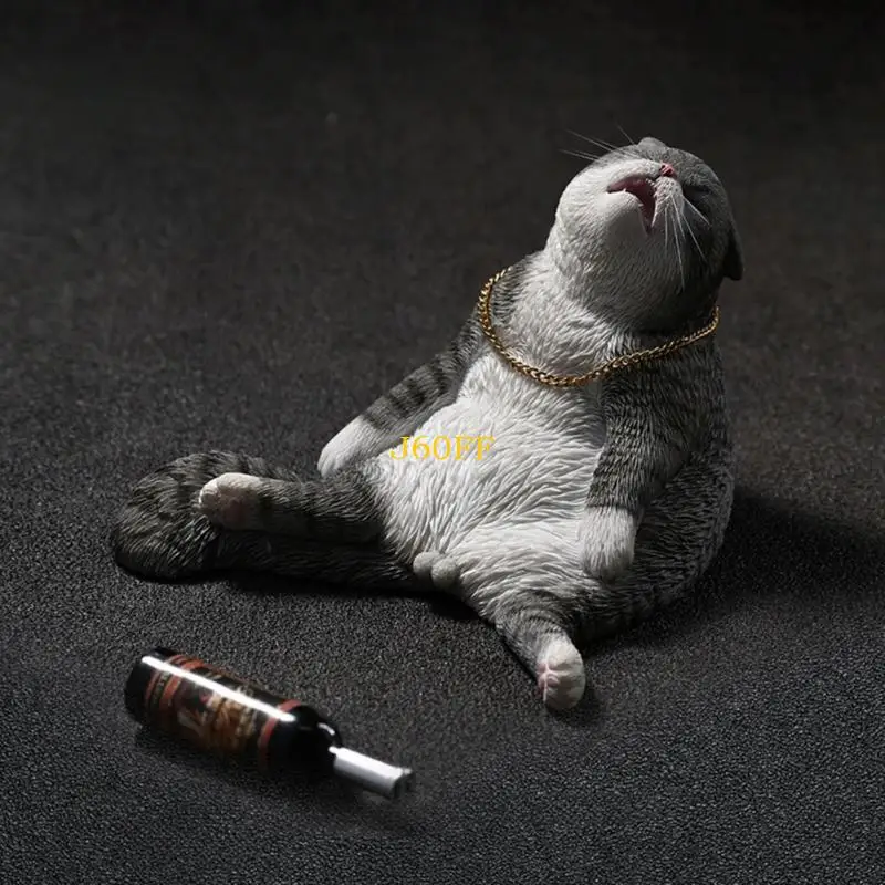 J60f 2pcs تماثيل Puss Rosin جميلة جميلة عبارات دائمة المادة المقدسة