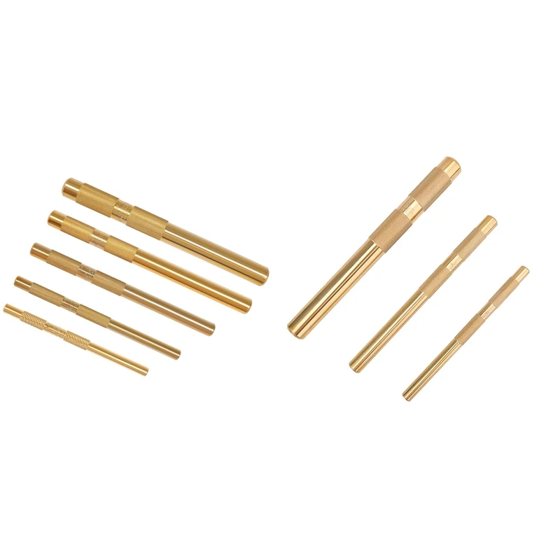 

B03C-Brass Drift Punch Set, 25075 25076 25077 Brass Punches