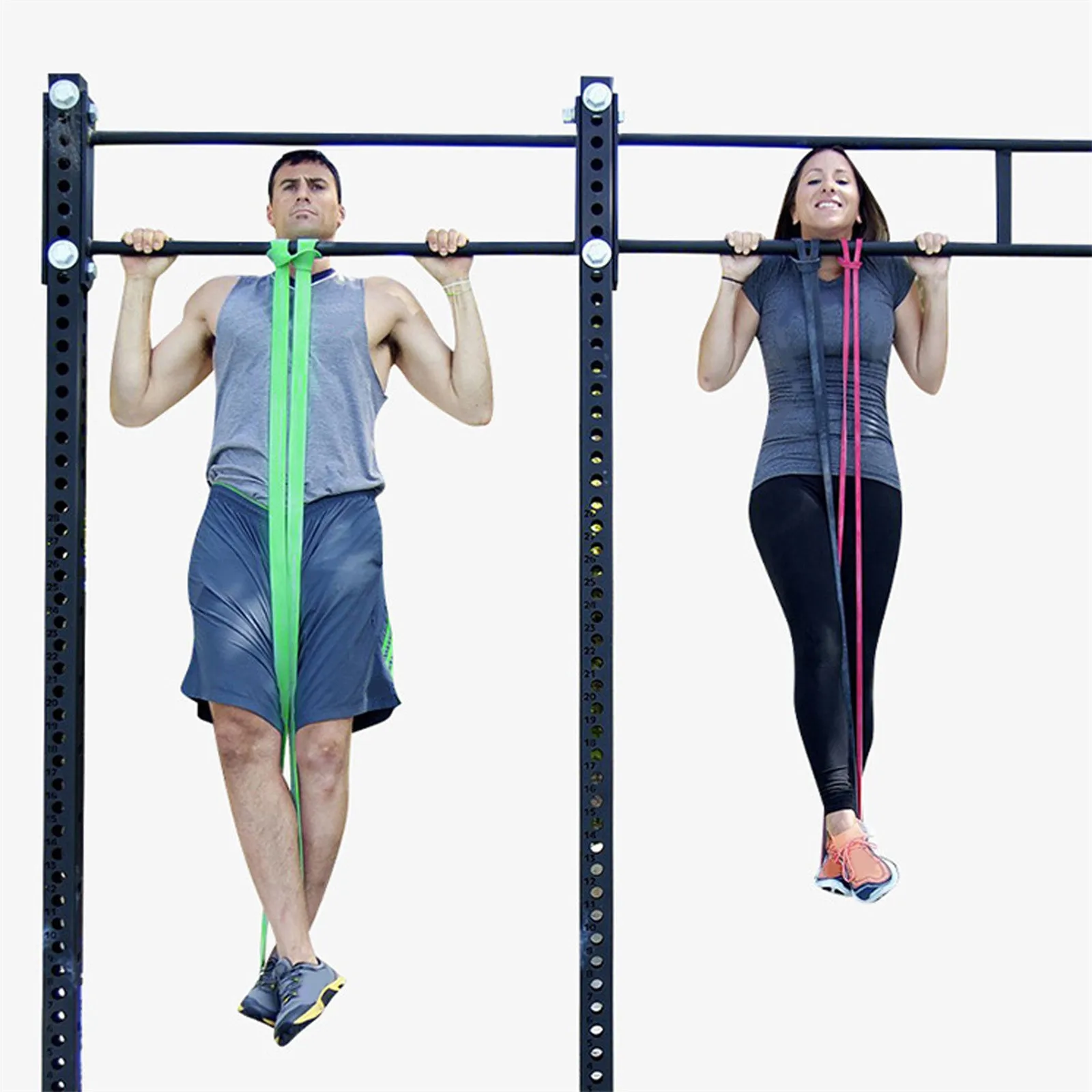 أربطة مقاومة مرنة بحلقة، وأشرطة رفع الأثقال، وأشرطة رفع الأثقال، وأشرطة مساعدة السحب، وأشرطة مطاطية لليوجا