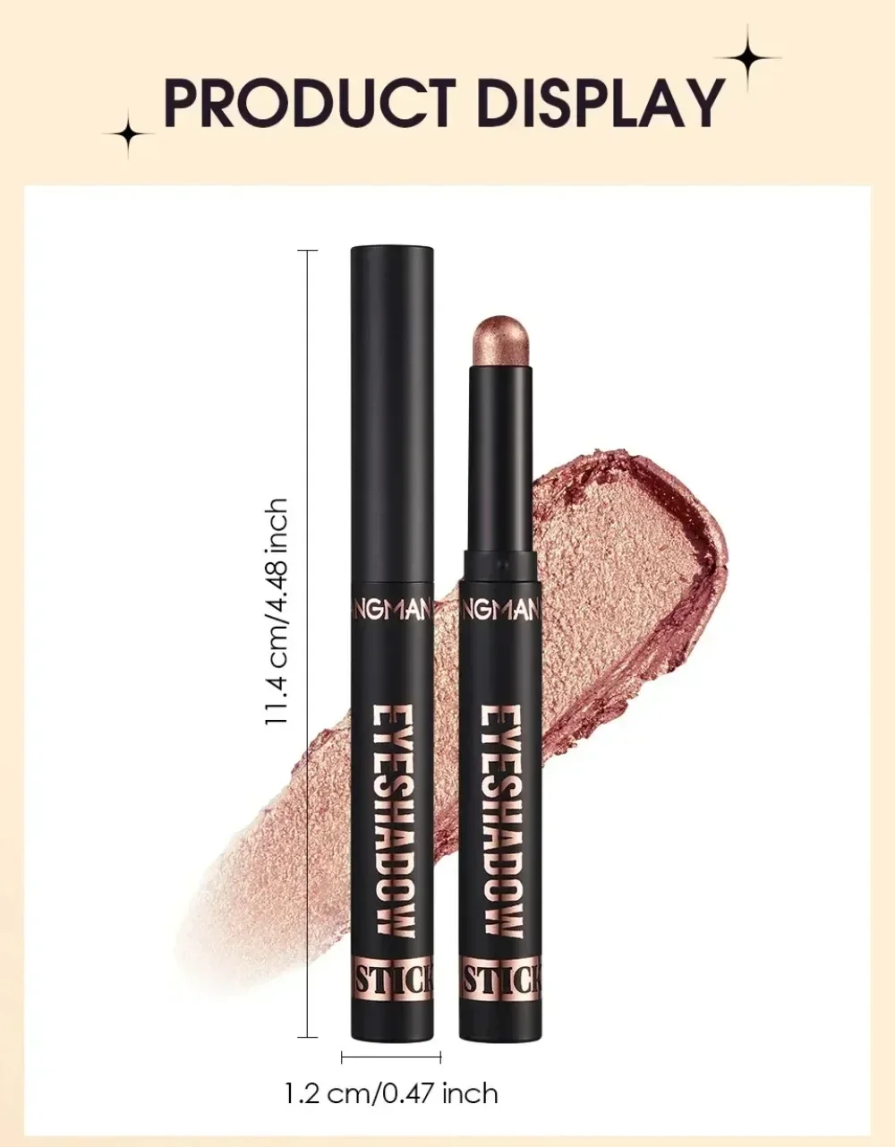 Smoky Eyes Make Up Matte Lying Silkworm Eyeshadow Pencil Eyeshadow Pen Brown Glitter Highlighter Stick Long Lasting Shimmer