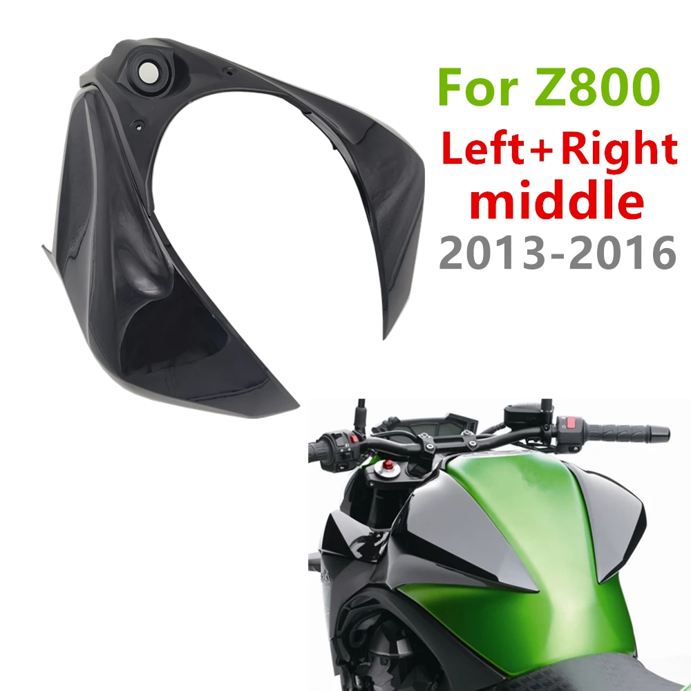 

For Kawasaki Z800 Left Side or Right Tank Cove 13-14-15-16 Injection Molding Bodywork Fairing Motorcycle Black Glossy Plastic